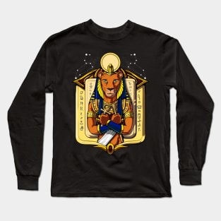 Egyptian Goddess Sekhmet Long Sleeve T-Shirt